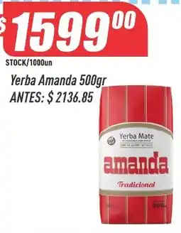 Supermercados Comodin Amanda yerba mate oferta