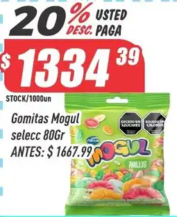 Supermercados Comodin Mogul gomitas oferta