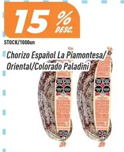 Supermercados Comodin Chorizo español la piamontesa/oriental/colorado paladini oferta