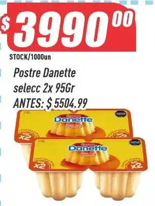 Supermercados Comodin Danette postre selecc oferta