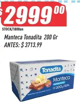 Supermercados Comodin Tonadita manteca oferta