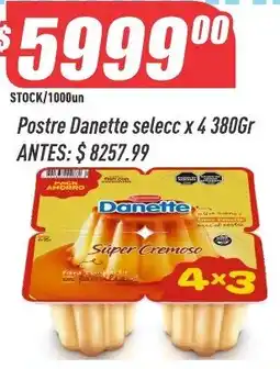Supermercados Comodin Danette postre selecc oferta