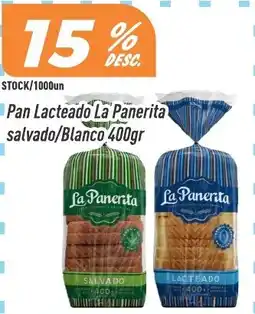 Supermercados Comodin La Panerita pan lacteado salvado/blanco oferta