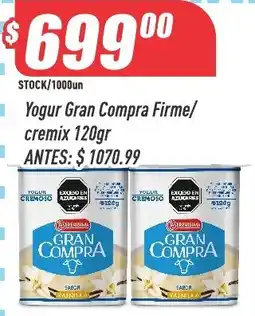 Supermercados Comodin Yogur Gran Compra Firme/cremix oferta