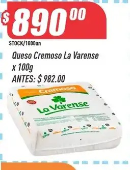 Supermercados Comodin La Varense queso cremoso oferta