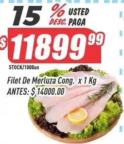 Supermercados Comodin Filet De Merluza Cong oferta