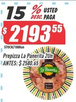 Supermercados Comodin La panerita prepizza oferta