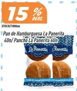 Supermercados Comodin La Panerita pan de hamburguesa oferta
