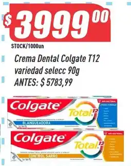 Supermercados Comodin Colgate Crema Dental T12 variedad selecc oferta