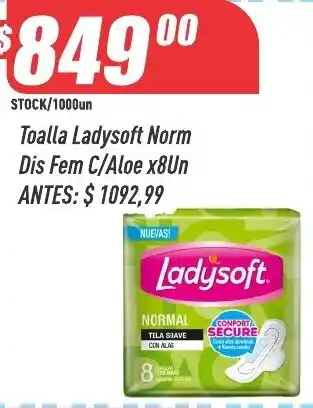 Supermercados Comodin Ladysoft toalla norm oferta