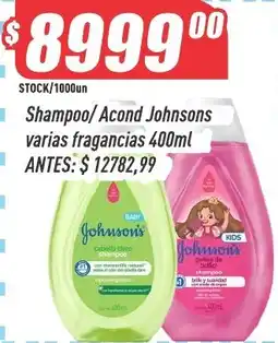 Supermercados Comodin Johnson's shampoo acondicionador varias fragancias oferta