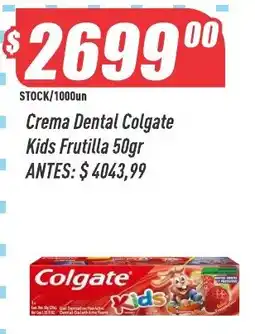 Supermercados Comodin Colgate crema dental kids frutilla oferta