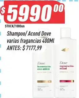 Supermercados Comodin Dove shampoo/ acond oferta