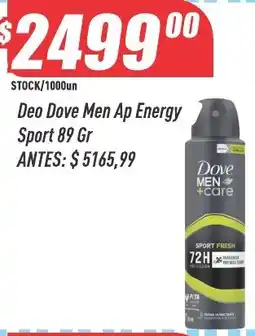Supermercados Comodin Dove men+care deo ap energy sport oferta