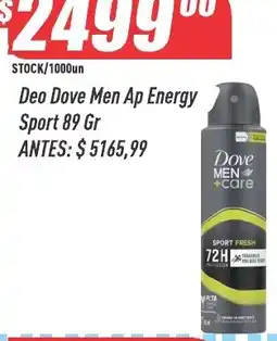 Supermercados Comodin Dove Men+Care Deo Dove Men Ap Energy Sport oferta