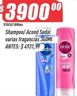 Supermercados Comodin Sedal shampoo acond sedal varias fragancias oferta