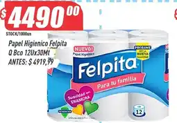 Supermercados Comodin Felpita papel higienico oferta