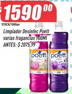 Supermercados Comodin Poett limpiador desinfect poett varias fragancias oferta