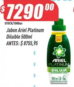 Supermercados Comodin Ariel Platinum Jabon Diluible oferta