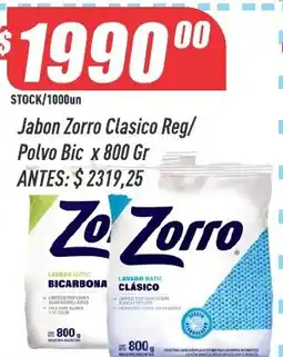 Supermercados Comodin Zorro jabon zorro clasico reg oferta