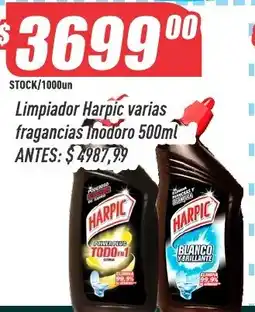 Supermercados Comodin Harpic limpiador varias fragancias inodoro oferta