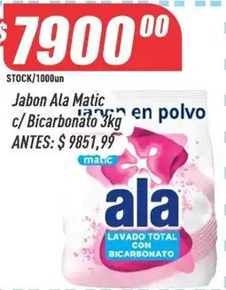 Supermercados Comodin Ala jabon ala matic c/ bicarbonato oferta