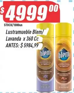 Supermercados Comodin Blem lustramueble lavanda oferta