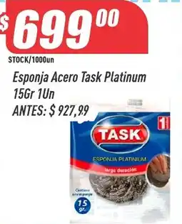 Supermercados Comodin Task esponja acero platinum oferta
