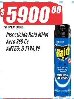 Supermercados Comodin Raid insecticida mmm oferta