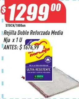 Supermercados Comodin Naranja rejilla doble reforzada media oferta