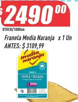 Supermercados Comodin Media naranja franela media naranja oferta