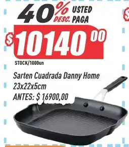 Supermercados Comodin Danny Home sarten cuadrada oferta