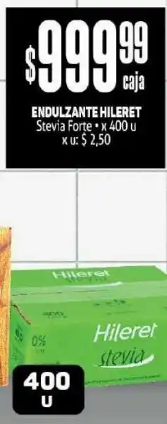 Makro Endulzante hileret 400u oferta