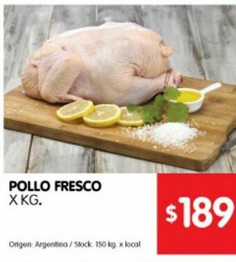 Disco Pollo fresco x kg oferta