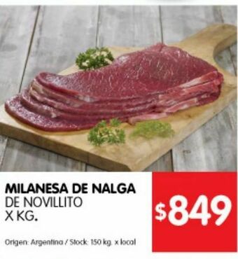 Disco Milanesa de nalga oferta