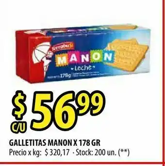 Punto Mayorista Galletitas manon x 178 gr oferta