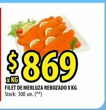 Punto Mayorista Filet de merluza rebozado x kg oferta