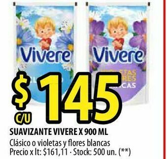 Punto Mayorista Suavizante vivere x 900 ml oferta