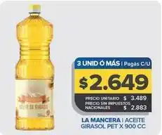 Carrefour Maxi La mancera - aceite girasol oferta