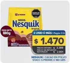 Carrefour Maxi Nesquik - cacao en polvo stacc s premix oferta