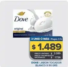 Carrefour Maxi Dove - jabon tocador blanco oferta
