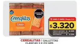 Carrefour Maxi Cerealitas - galletitas clasicas oferta