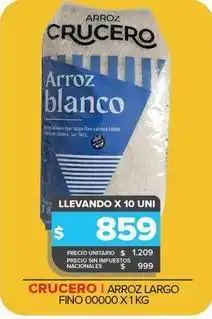 Carrefour Maxi Crucero - arroz largo fino 00000 x oferta