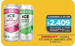 Carrefour Maxi Smirnoff - vodka ice oferta