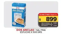 Carrefour Maxi Dos anclas - sal fina estuche oferta