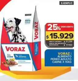 Carrefour Maxi Voraz - alimento seco perro adulto carne oferta