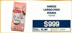 Makro María arroz largo fino oferta