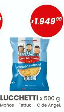 Arcoiris Supermercados Lucchetti moños - fettuc. - c de ángel oferta
