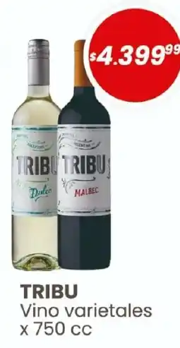 Arcoiris Supermercados Tribu vino varietales oferta