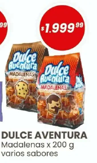 Dulce aventura madalenas varios sabores